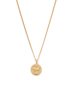 Aries Petite Zodiac Necklace - Gold