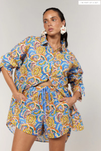 Shorts 1: Clara Short - Agate Azure