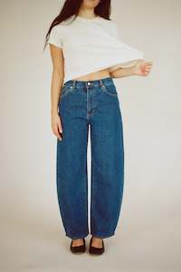 Gigi Barrel Jeans - Forever Blue