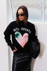 MTL Sports Crew - Black - Heart