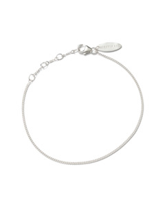 Bespoke Curb Bracelet - Silver