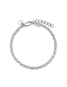 Vintage Chain Bracelet - Silver J436