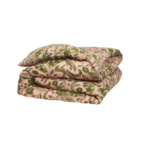 Sage X Clare: Quilt Cover - Safia Linen - Martini Queen