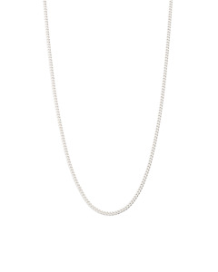 Kirstin Ash: Bespoke Curb Chain 16-18" - Silver