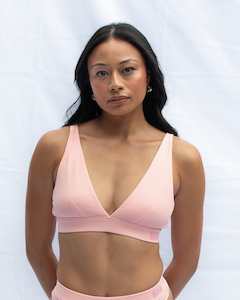 New To Sale: Plunge Bra - Blush Pink (seconds)