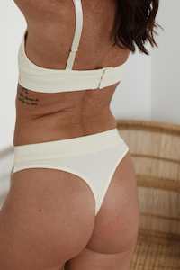 New To Sale: Thong - Cream