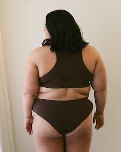 Underwear: Cheeky Brief  - Coffee