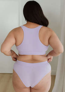 Underwear: Cheeky Brief  - Lilac