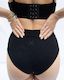 Full High Waisted Brief - Black