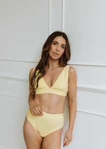 Plunge Bra - Lemon