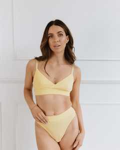 Crossover Bra - Lemon