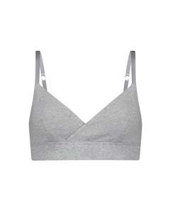 Crossover Bra - Marle Grey