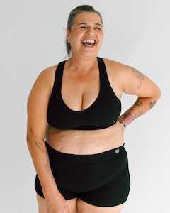 Everyday Crop Bra - Black