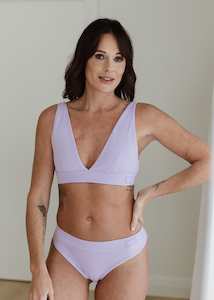 Bras: Plunge Bra - Lilac