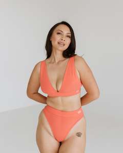 Plunge Bra - Melon