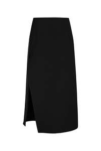 Viktor Skirt in Bonded Suiting