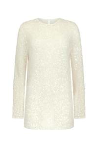 Knitwear Jersey: Eva Top in Sequin Knit