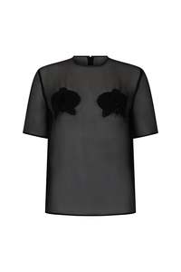 Sale: Ophelia Tee in Beaeded Organza