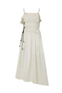 Bader Dress in Pearlescent Taffeta
