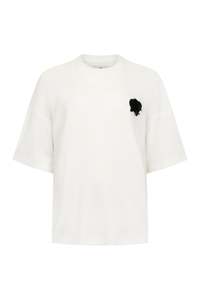 All: Beaded Orchid T-Shirt in Cotton