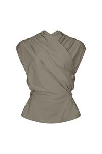 Chaimberlain Top in Tech Taffeta