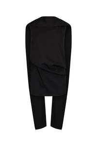 Laro Top in Tech Taffeta