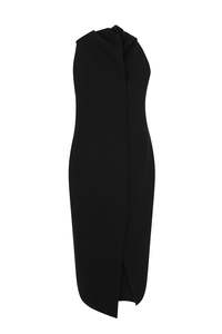 Rs24 Collection: Albus Dress in Bonded Suiting