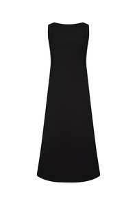 Hiro Dress in Bonded Suiting