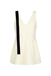 Resort 2026: Lucinda Top in Bonded Suiting