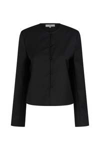 Eileen Top in Wool Suiting