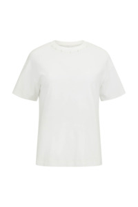 Tops: Lotte T-Shirt in Cotton Beading