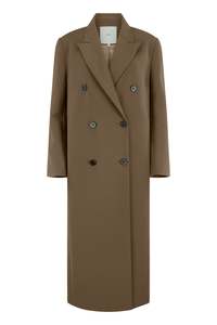 Iona Coat in Wool Suiting