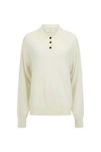 Long Sleeve Orwell Polo in Merino