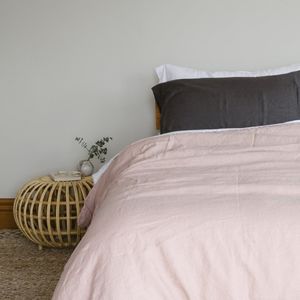 Pillowcases And Eurocases: Vida Linen Pillowcases Vintage Pink