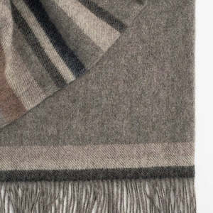 New Zealand Made: Lawrence Throw - Charcoal