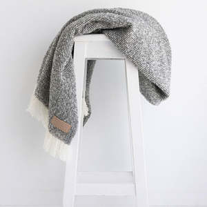 New Zealand Made: Pure NZ Wool Throw Plain