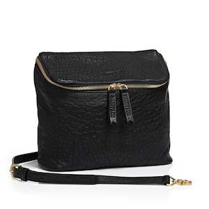 Hand Bag: Paloma - Black Bubble