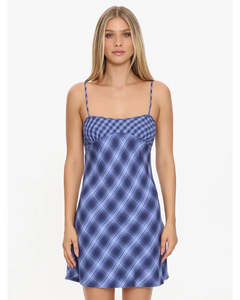 Thrills High Speed Check Mini Dress