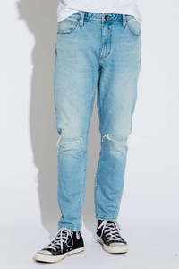 Essentials Mens: Abrand A Dropped Slim Turn Up Run Off