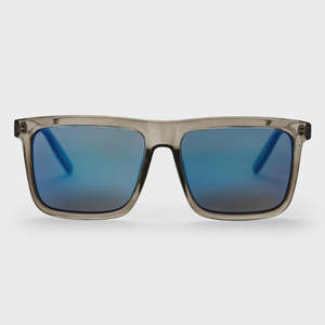 Essentials Accessories: CHPO Brand Bruce Transparent Grey Blue Mirror