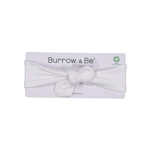 Burrow and Be Essentials Baby head band White