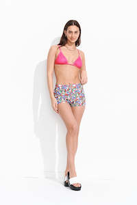 Bikini Bottoms: Misfit Babilonia Swim Short Floral Print