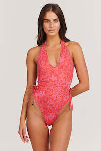 One Pieces: Charlie Holiday Suzy One Piece Tropical Floral