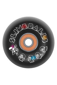 Skate Hardware: Slime Balls 60/78A Pac-Man Light Ups Og Slime Trans Black