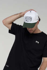 Size O S: Crate Half Court Snapback White/Pine