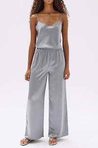 Size 10: Assembly Ena Silk Pant Silver