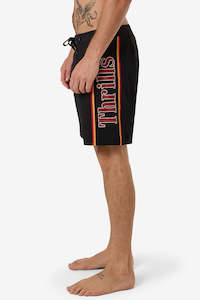 Size 36: Thrills Never Stop Boardshort Black