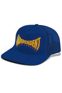 Independent Youth: Independent Spanning Trucker Cap Blue