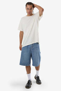 Size 32: Thrills Big Slacker Denim Short Dark Dust Blue