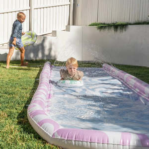 Beach Essentials: Sunnylife Slip, Slide and Body Board Set Poolside Sorbet Wave